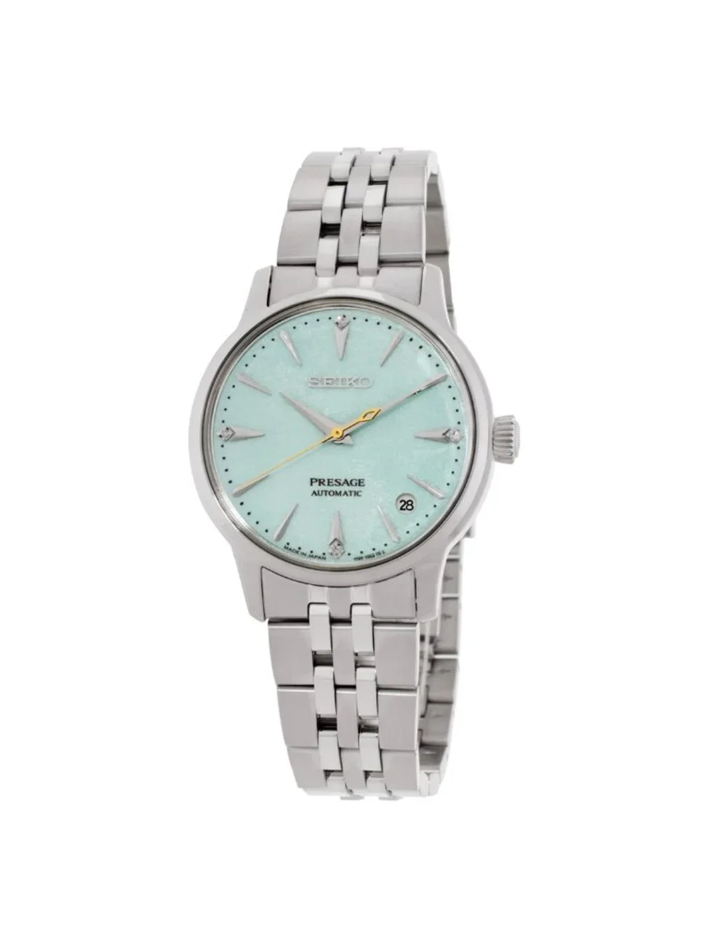 NWT Seiko Presage Automatic Ladies Light Green Dial Watch
